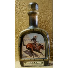 Vintage Jim Beam The Cowboy 1902 Whiskey Decanter.
